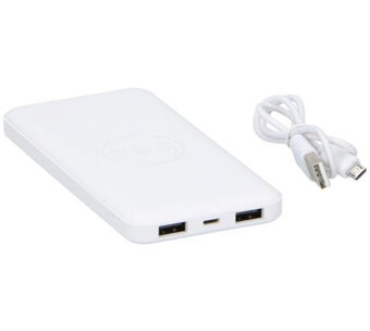 Voordeeldrogisterij Grundig powerbank en draadloze oplader - 8000 mah aanbieding
