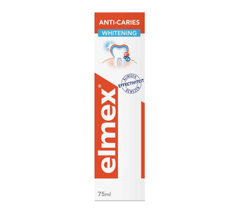 Voordeeldrogisterij Elmex tandpasta anti caries whitening - 75 ml aanbieding