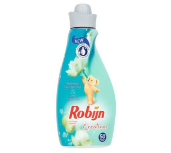 Voordeeldrogisterij Robijn wasverzachter creations waterlelie en limoen - 1,25 l aanbieding