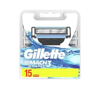 Voordeeldrogisterij Gillette mach3 navul scheermesjes - 15 stuks aanbieding