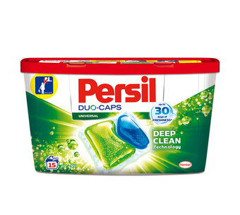 Voordeeldrogisterij Persil duo caps wasmiddel deep clean - 15 stuks aanbieding