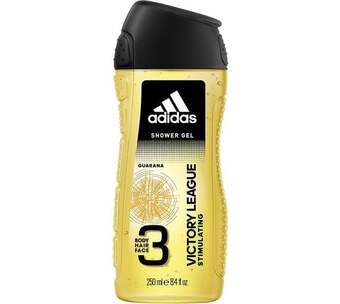 Voordeeldrogisterij Adidas victory league 3 in 1 douchegel - 250 ml aanbieding
