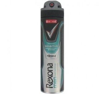 Voordeeldrogisterij Rexona deospray men - sensitive 150 ml aanbieding