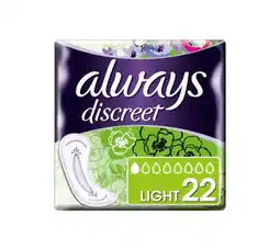 Voordeeldrogisterij Always discreet maandverband light - 22 stuks aanbieding