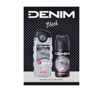 Voordeeldrogisterij Denim black geschenkset - 2 delig aanbieding