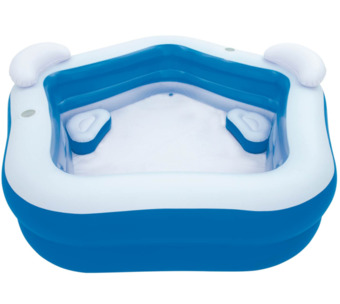 Voordeeldrogisterij Bestway familie zwembad - 213 x 207 x 69 cm aanbieding