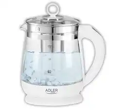 Voordeeldrogisterij Adler waterkoker glas multifunctioneel ad 1299 - 1,5 l aanbieding