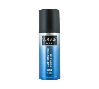 Voordeeldrogisterij Vogue deodorant nordic blue - 150 ml aanbieding