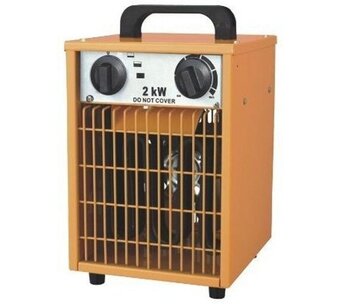 Voordeeldrogisterij Hofftech werkplaats kachel - heater 2000w 230v aanbieding