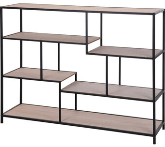 Voordeeldrogisterij Premium wandkast van metaal 6 planken - 120 x 35 x 95 cm aanbieding