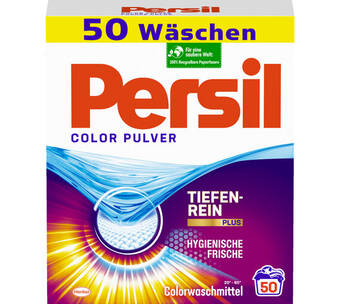 Voordeeldrogisterij Persil waspoeder gekleurd - 50 wasbeurten aanbieding