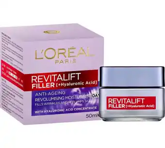 Voordeeldrogisterij L'oreal revitalift filler dagcrème anti-age - 50 ml aanbieding