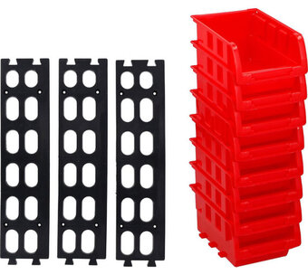 Voordeeldrogisterij Kinzo stapelbare bakjes - 8 stuks aanbieding