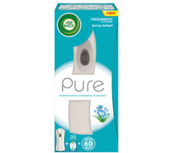 Voordeeldrogisterij Airwick freshmatic max houder + navulling pure spring - 250 ml aanbieding