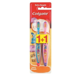 Voordeeldrogisterij Colgate tandenborstels kids - vanaf 2-6 jaar aanbieding