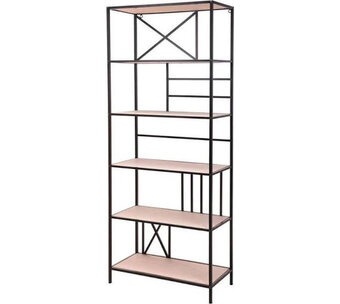 Voordeeldrogisterij Premium wandkast van metaal 5 planken - 70 x 32 x 170 cm aanbieding