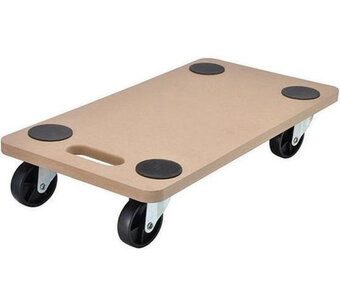 Voordeeldrogisterij Premium houten meubelroller - 56 x 29,5 x 10,8 cm aanbieding