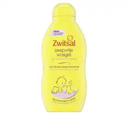 Voordeeldrogisterij Zwitsal zeepvrije wasgel - 200 ml aanbieding