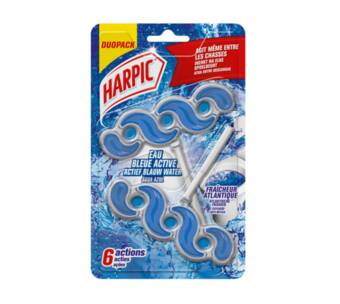 Voordeeldrogisterij Harpic toiletblok active fresh 6 blue power - duopack aanbieding