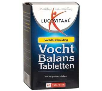Voordeeldrogisterij Lucovitaal vochtbalans tabletten - 60 tabletten aanbieding