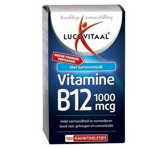 Voordeeldrogisterij Lucovitaal - vitamine b12 tabletten - 180 tabletten aanbieding