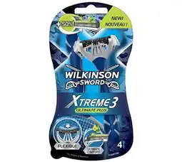 Voordeeldrogisterij Wilkinson sword men xtreme 3 wegwerpmesjes - ultimate plus 4 st. aanbieding