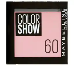 Voordeeldrogisterij Maybelline oogschaduw color show - 60 licht roze aanbieding