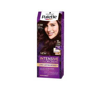 Voordeeldrogisterij Schwarzkopf palette intensive color crème haarverf -#3-68 donker mahon aanbieding