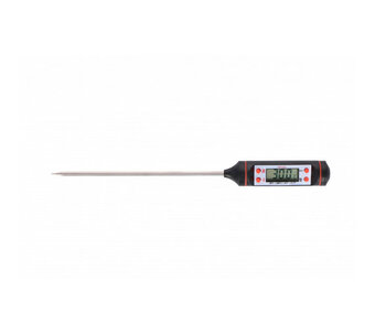 Voordeeldrogisterij Alpina vleesthermometer digitaal - 2,5 x 24 cm aanbieding