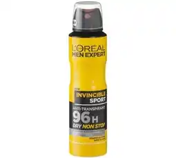 Voordeeldrogisterij Loreal men expert deospray - invincible sport 150 ml aanbieding