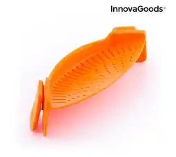 Voordeeldrogisterij Innovagoods siliconen pasta vergiet - 22 x 6 x 8 cm aanbieding