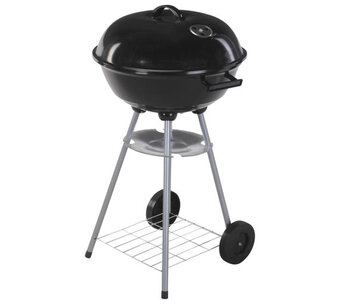 Voordeeldrogisterij Progarden kogelbarbecue met wielen zwart - 46 x 82 cm aanbieding