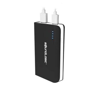 Voordeeldrogisterij Soundlogic powerbank - 6600mah zwart aanbieding