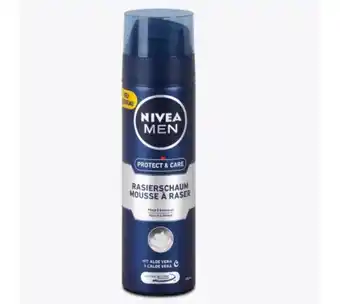 Voordeeldrogisterij Nivea protect & care scheerschuim - 200 ml aanbieding