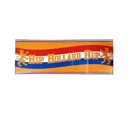 Voordeeldrogisterij Hand uitrol banner vlag oranje holland- 68,5×24 cm aanbieding