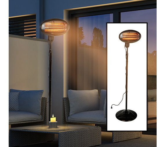 Voordeeldrogisterij Premium terrasverwarmer - 2000 watt aanbieding