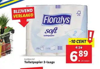 Lidl Toiletpapier 2-laags aanbieding