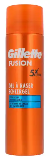 De Online Drogist Gillette fusion moisturizing scheergel 200ml aanbieding