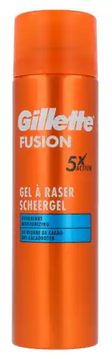 De Online Drogist Gillette fusion moisturizing scheergel 200ml aanbieding