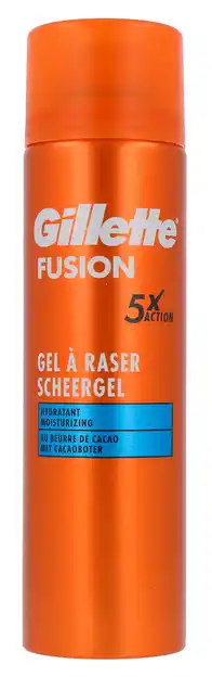 De Online Drogist Gillette fusion moisturizing scheergel 200ml aanbieding