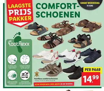 Footflexx comfortschoenen Dames 37 t m 41 heren 41 t m 46 aanbieding bij Lidl