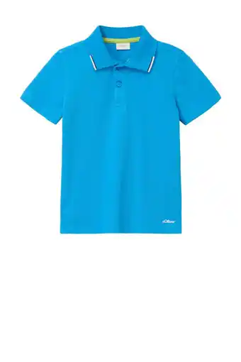 Wehkamp S.oliver polo lichtblauw aanbieding