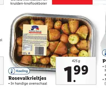 Lidl Koeling Rosevalkrieltjes 425 g aanbieding