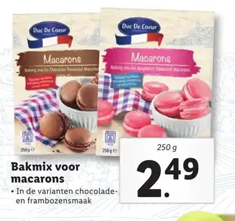 Lidl Bakmix voor macarons 250 g aanbieding