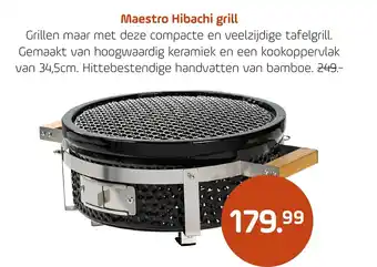 Coppelmans Maestro Hibachi grill aanbieding