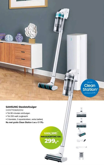 EP Beerepoot Samsung steelstofzuiger aanbieding