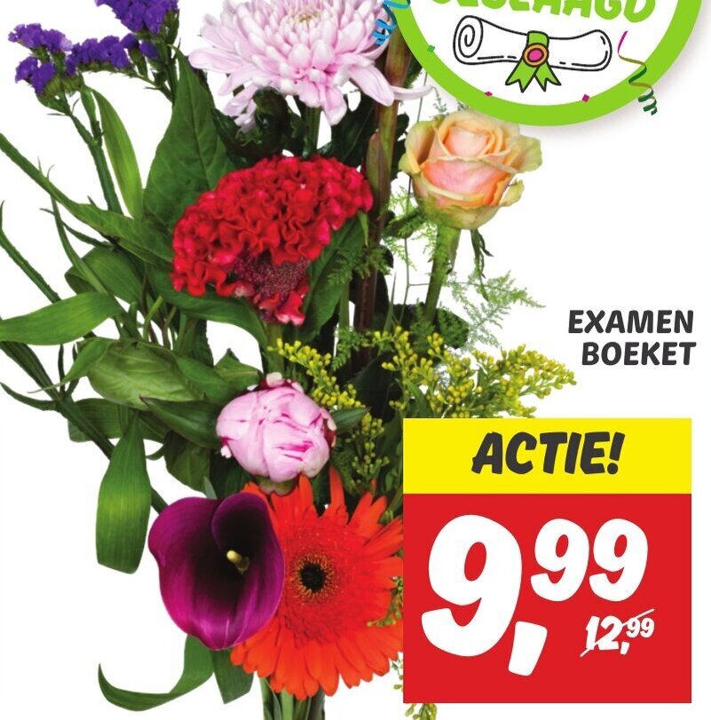 Dekamarkt EXAMEN BOEKET aanbieding