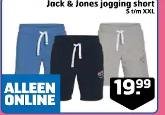 Trekpleister Jack & Jones jogging short S t/m XXL aanbieding