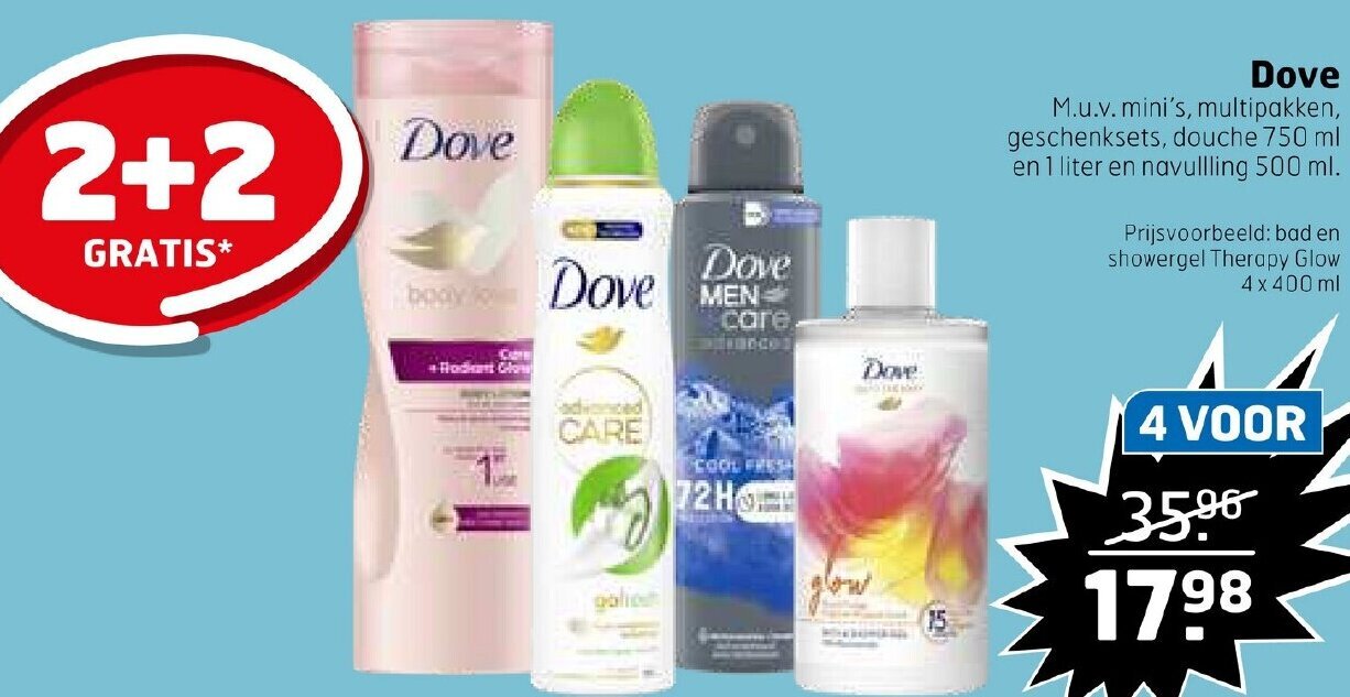 Trekpleister Dove aanbieding