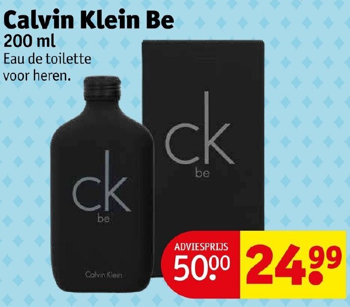 Kruidvat Calvin Klein Be 200 ml aanbieding